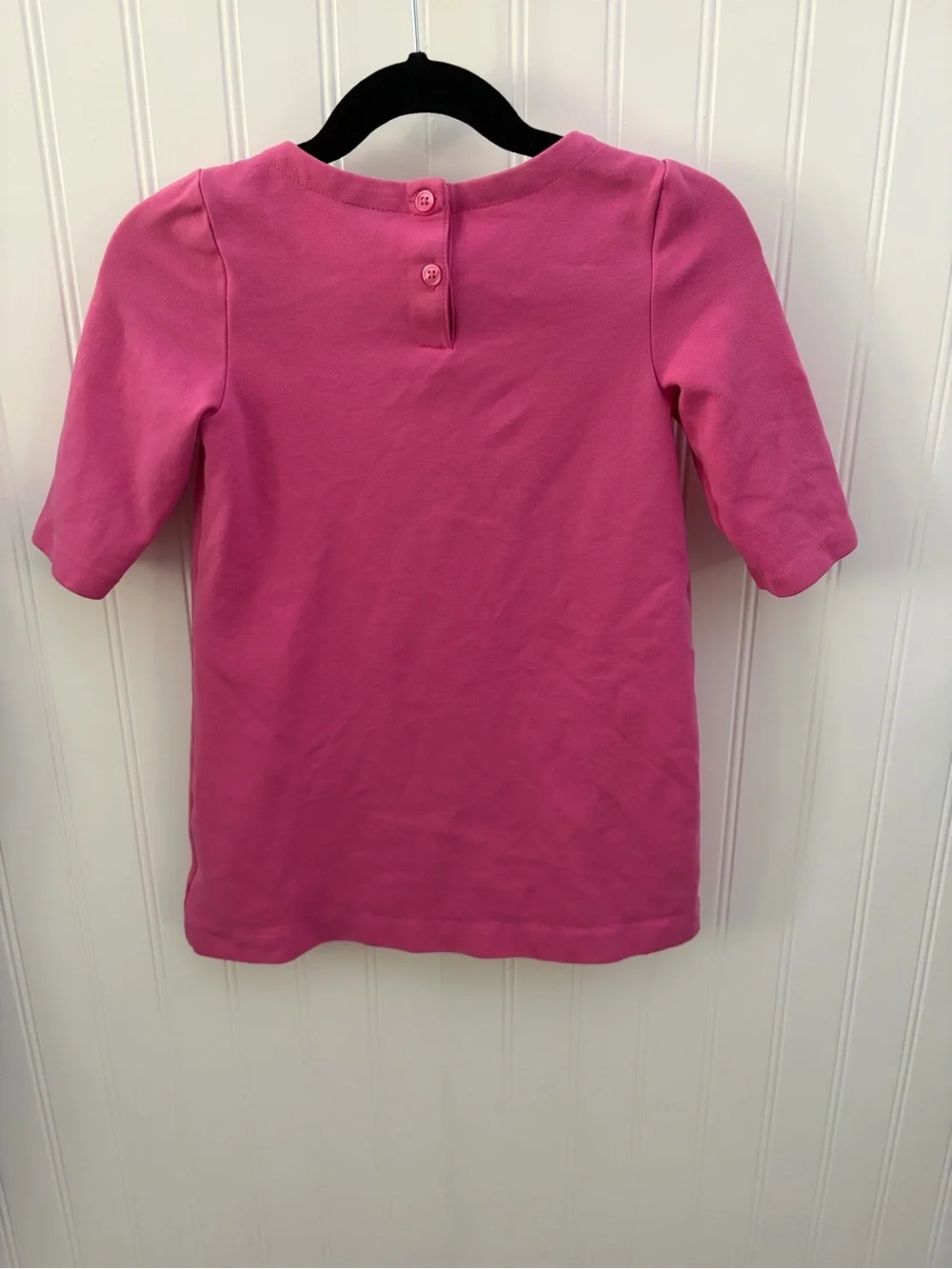 Baby Gap Girls Pink Bow Neck Dress